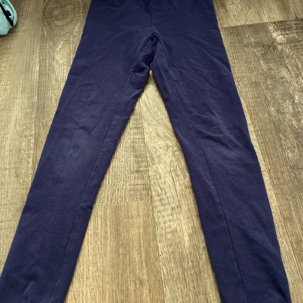Girls Navy Blue Leggings Size 7/8
